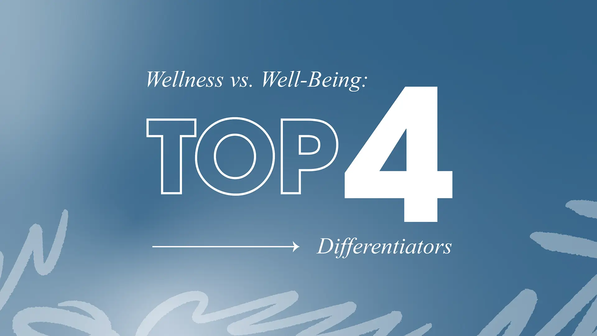 Wellness Vs Well Being